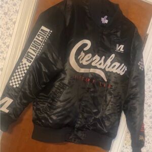 Crenshaw Black Bomber Jacket